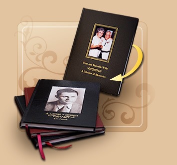 Photo of custom biographies. Click to preview a biography.